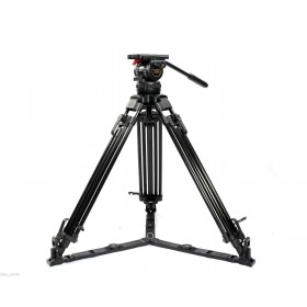 Teris TX-V12 Professional Tripod with Fluid Head 100mm bowl Load 12KG for Video camcorder tripod HDV Film RED Scarlet Epic